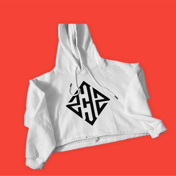 SES ladies cropped fleece hoodie and joggers set - Picture 2 of 3